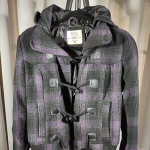 Discovery Coat, Purple, Gray, Black Size S